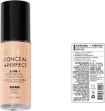 Milani 2-in-1 liquid foundation and concealer bottle pump