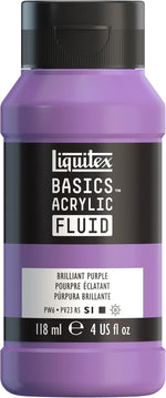 Liquitex BASICS Acrylic Fluid Paint, 118ml (4-oz) Bottle, Light Blue Permanent - Image 13