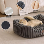 Top view of Zomisia rectangular cat and dog bed