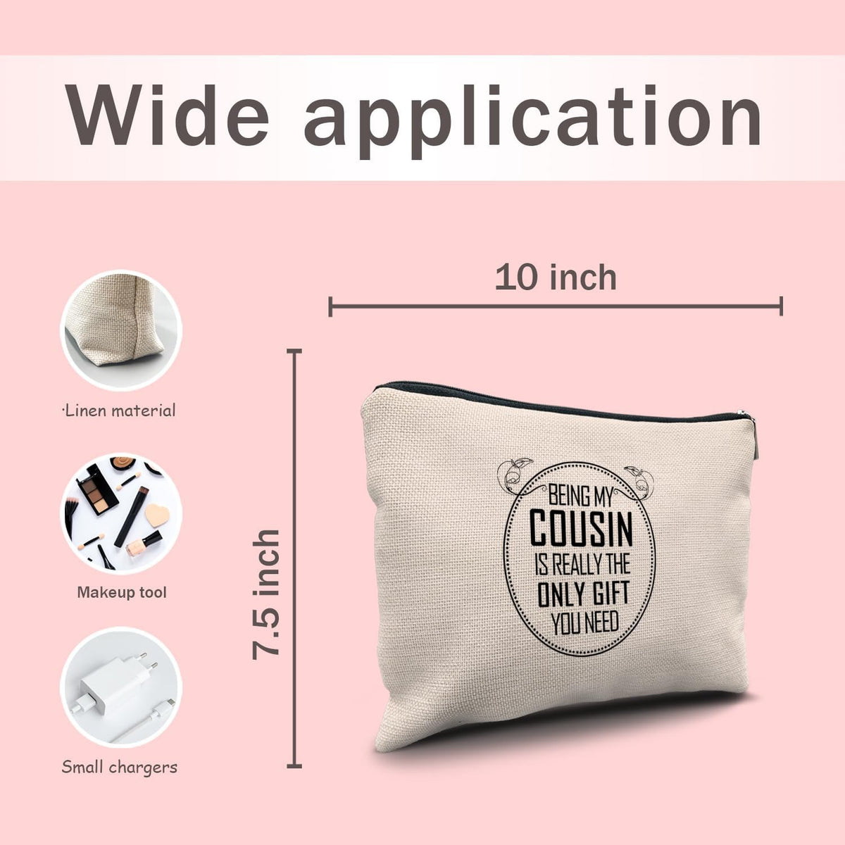Nogrit small toiletry bag filled with beauty essentials