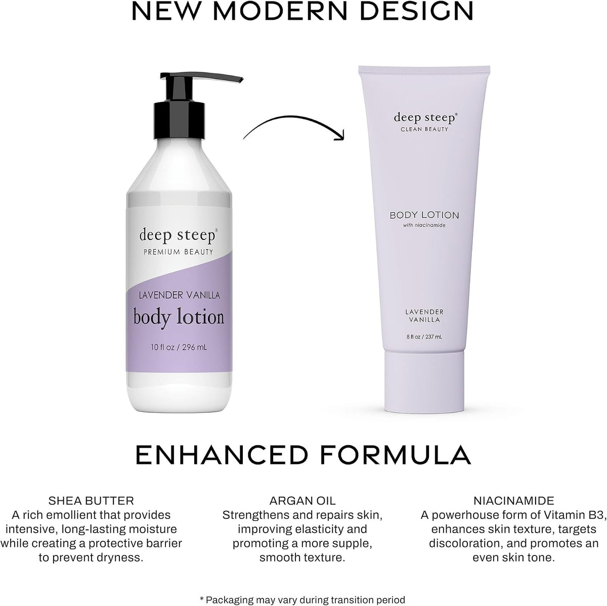 Deep Steep clean beauty body lotion texture showcase