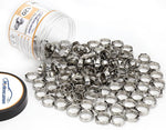60 Pack 3/4 Inch PEX Crimp Rings, 304 Stainless Steel Pex Clamps | Pex Cinch Clamp Rings with Storage Case for PEX Tubing Pipe Fitting Connections(3/4"x60) - Image 9
