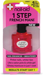Nail-Aid 1 Step French Mani front view bottle packaging