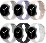 TiMOVO Band Compatible with Samsung Galaxy Watch 9 8 40mm 44mm/Classic 46mm | 6 Pack Galaxy Watch 8 Classic 46mm (2026/2025) Soft Silicone Replacement Sport Strap for Women Men, M/L - Image 13