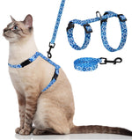 PAWCHIE Cat Harness with Leash and Collar Set - Escape Proof Adjustable H-shped Cat Harness with Star and Moon Pattern Glow in The Dark for Kitty Outdoor Walking - Image 10