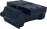 Trailer Vision 50A battery boxes quick connector front view