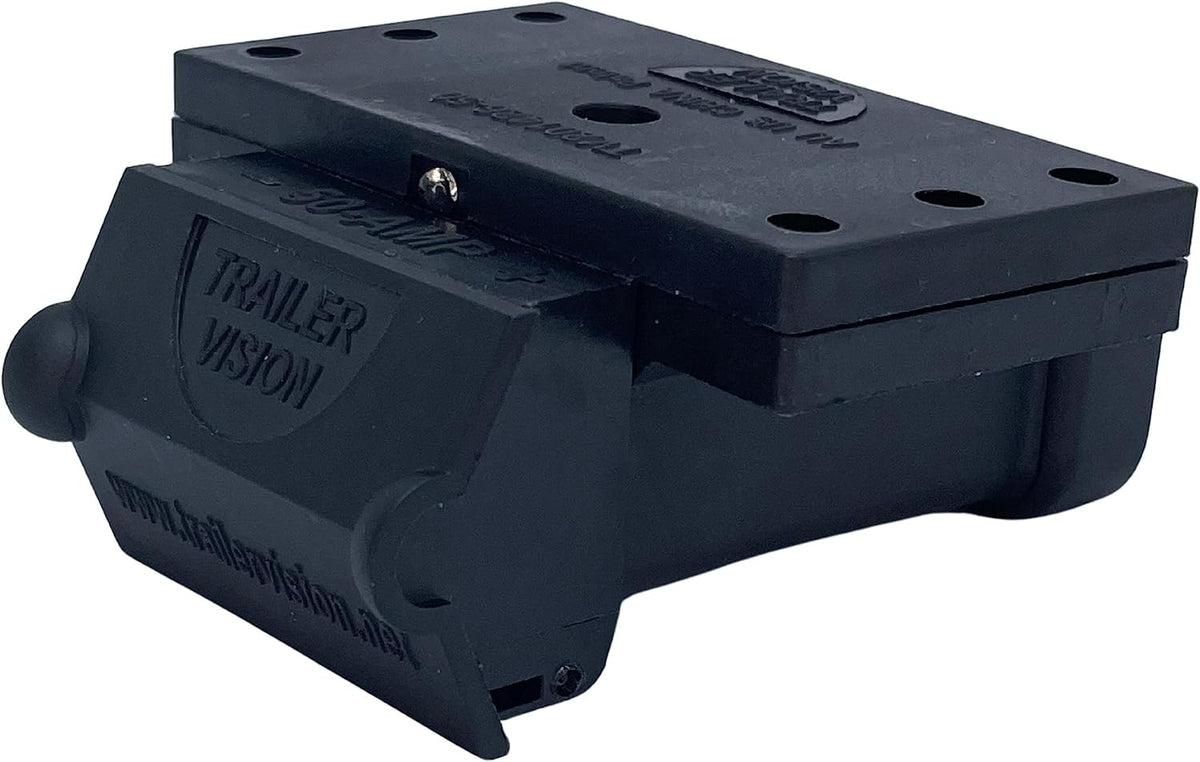Trailer Vision 50A battery boxes quick connector front view