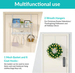LUCYCAZ towel rack and basket used in a bathroom setup