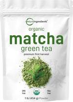 Micro Ingredients Organic Matcha Green Tea Powder front view package