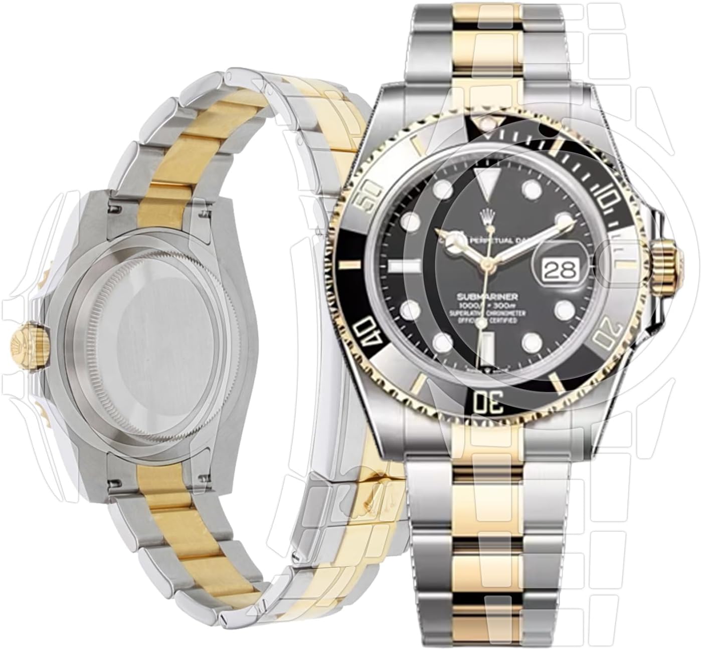 Skoko full body protective film for Rolex Submariner 41mm front view package