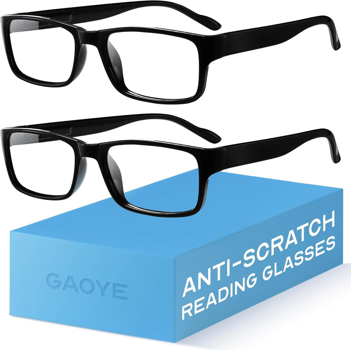 Gaoye reading glasses 1.5 2-pack front view