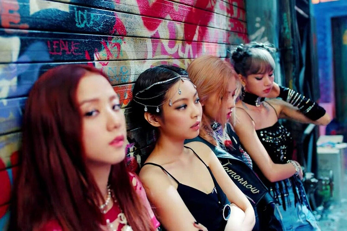 Blackpink Kill This Love black version photocards and sticker set
