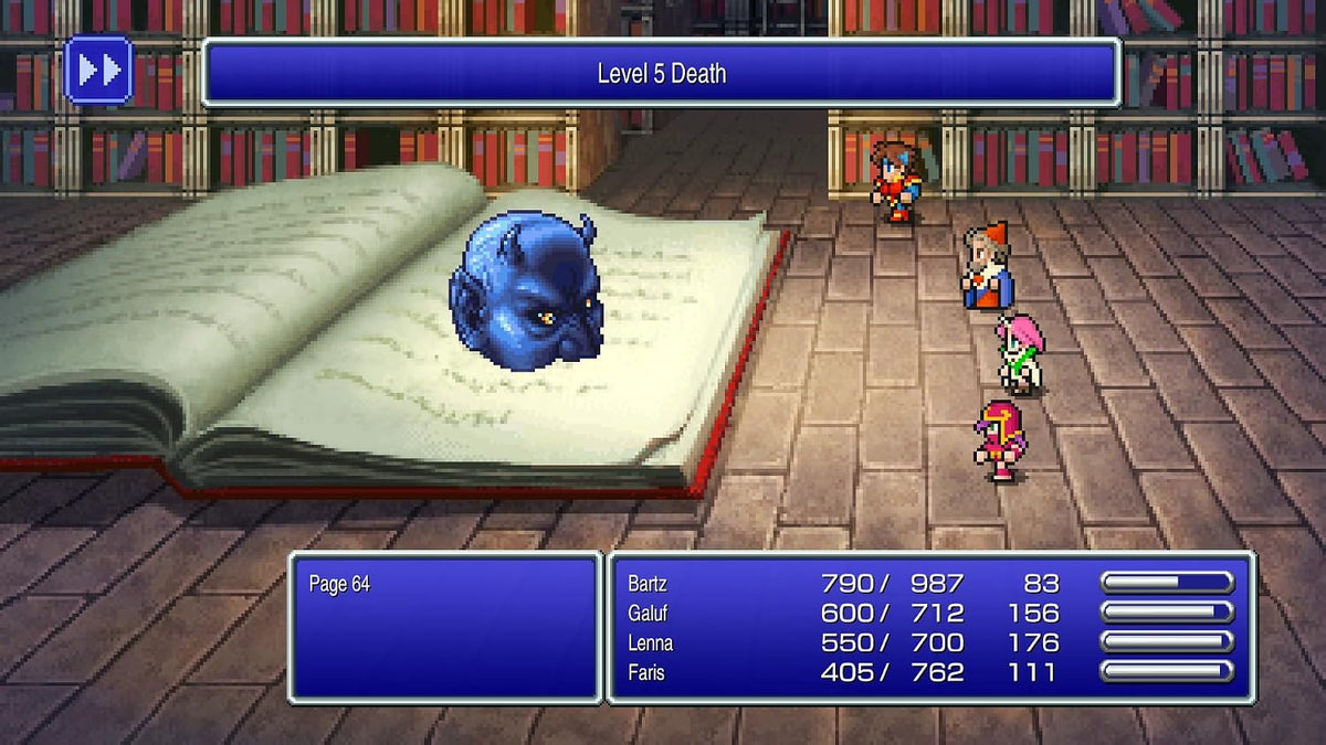 Square Enix Final Fantasy I-VI Collection Anniversary Edition PS4 gameplay screenshot display