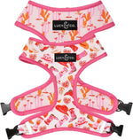 Lucy & Co. Reversible Dog Harness - Water-Repellent Neoprene, Dual-Print Design, Easy Swap Style, Adjustable Comfort Fit - Cheery Cherries Reversible Harness - Large - Image 15