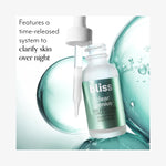 Bliss Clear Genius Overnight Liquid Peel with dropper