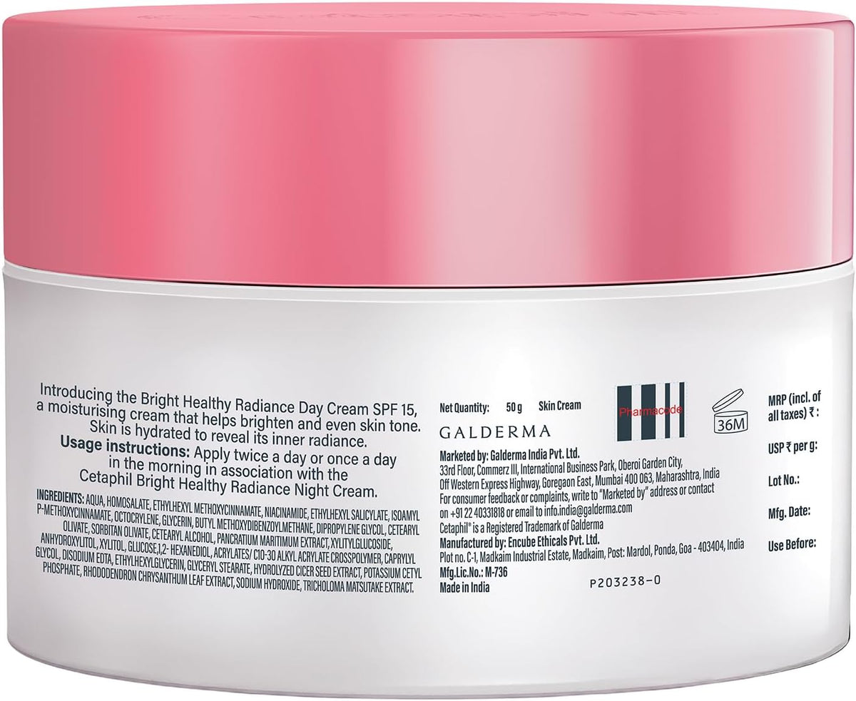 Cetaphil Brightening Day Protection Cream SPF 15-50 g| Day Cream for Dark Spots, Uneven Skin Tone| Niacinamide, Sea Daffodil| Fragrance-Free| - Image 9