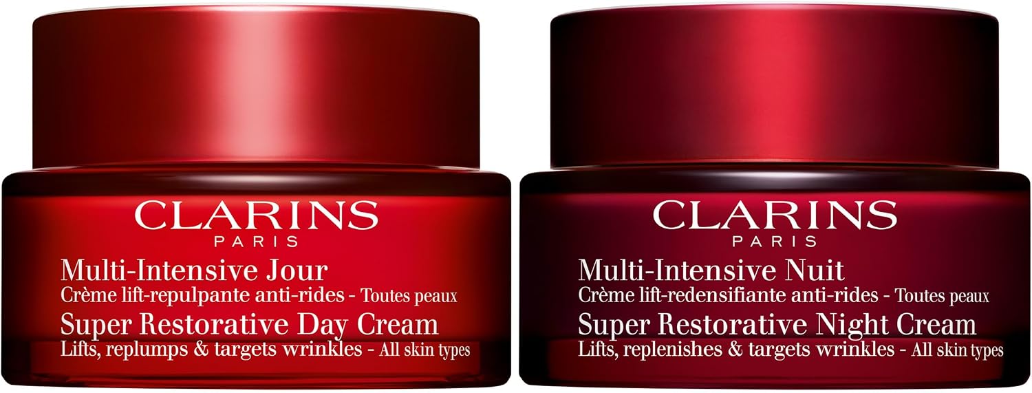 Clarins Super Restorative Day Cream front view jar packaging