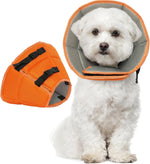 Close up of soft padded fabric on letsqk pet medical collar