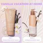 Kopari Hydrating Body Milk bottle texture and label showcase