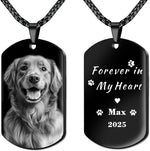 QYH Custom Cat Ashes Necklace - Memorial Pet Urn Necklaces for Dogs Cat Ashes with Picture & Name, Jewelry for Dogs Ashes Personalized Customized Gifts for Pet Lover (Message) - Image 9