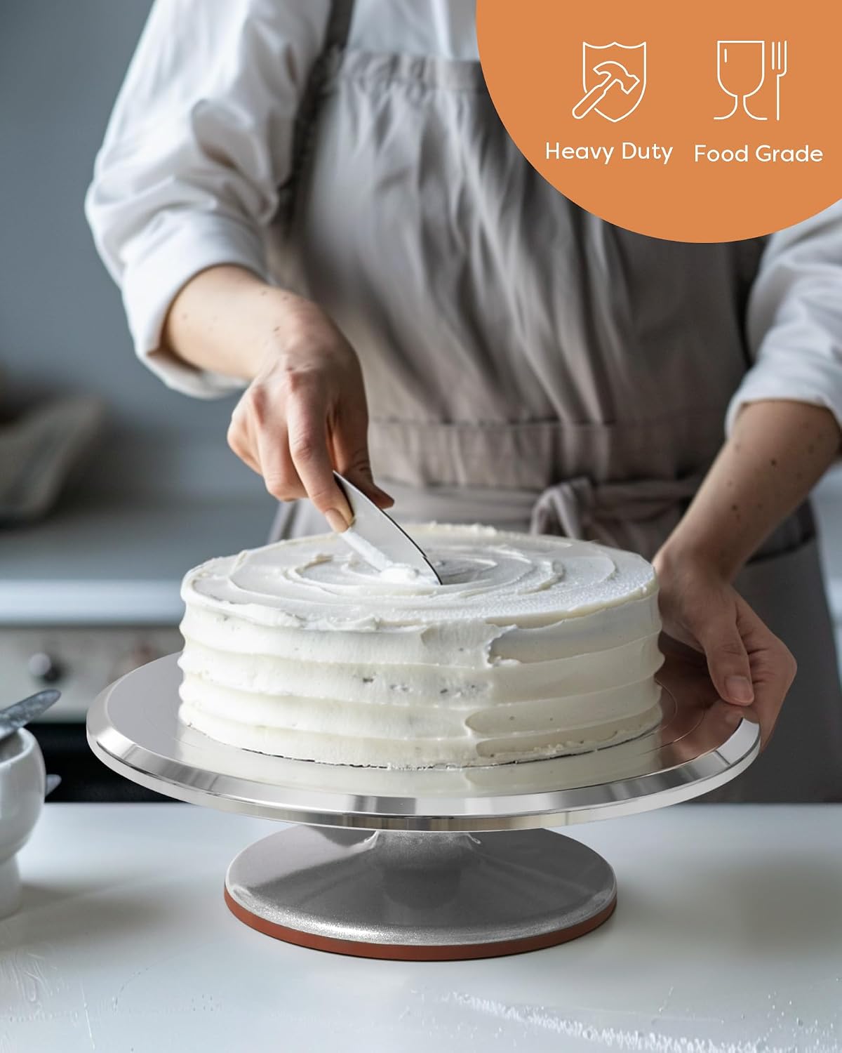 Kootek 12 inch cake stand packaging and components