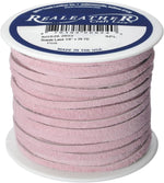 Realeather SOS25-2001 Suede Leather Lace for Crafts and Jewelry Making, 0.125" x 25', Black, 1-Spool - Image 9