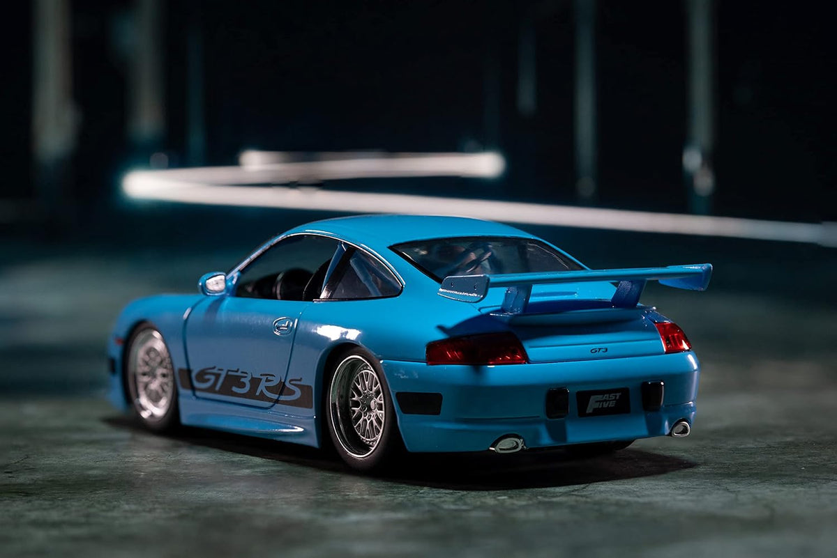 Jada Toys Fast & Furious Brian's Porsche 911 GT3 RS 1:24 Die-cast Car, Toys for Kids and Adults - Image 12