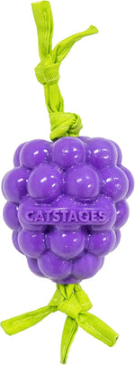 Catstages Bouncing Grape Teether Cat Toy front view interactive toy