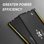 SP Silicon Power DDR5 6000MHz RAM aluminum heatsink detail
