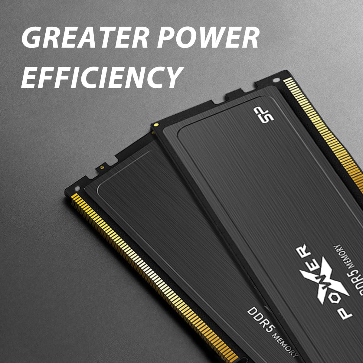 SP Silicon Power DDR5 6000MHz RAM aluminum heatsink detail