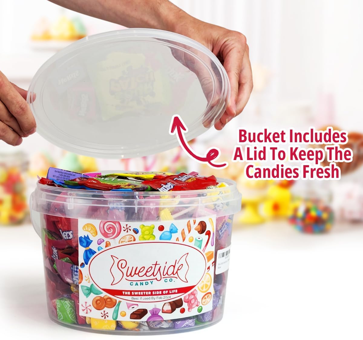 Individually wrapped snacks in Sweetside bulk variety pack