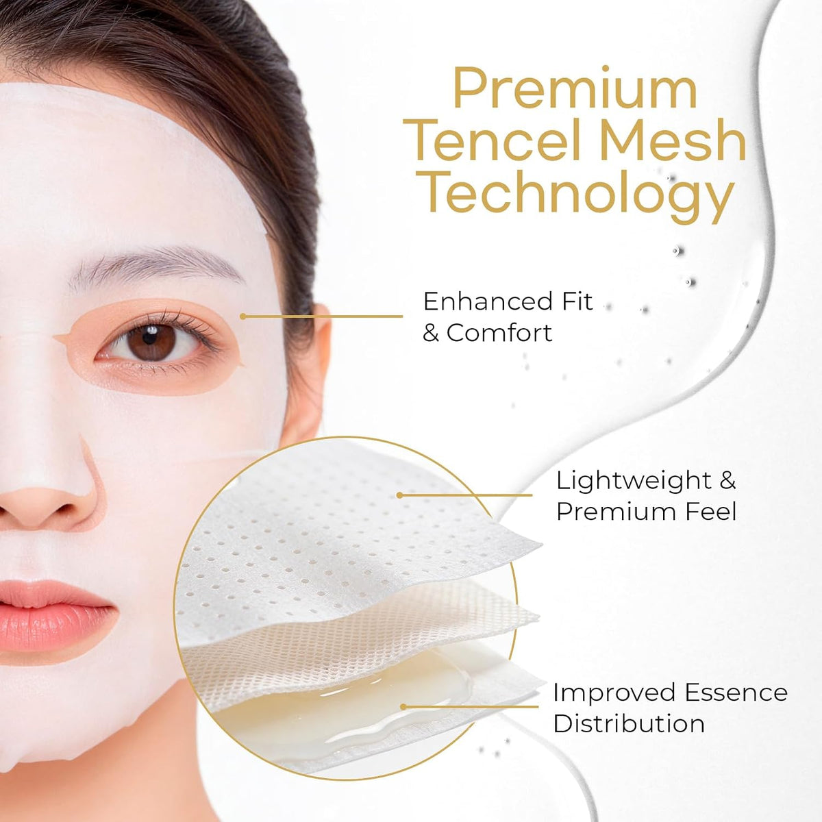 Bloomora Vitamin C and collagen face mask packet