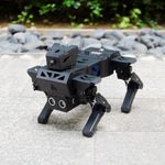XiaoR Geek mechanical robot dog performing bionic gestures and poses