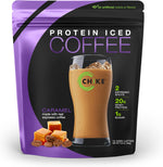 Chike Caramel High Protein Iced Coffee 14.3 Ounce bag front view
