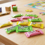 The Hampton Popcorn Company chewy fruit candy bars unboxed display