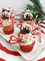 Generic Peppermint Mini Candy Canes packaging box for Christmas celebrations