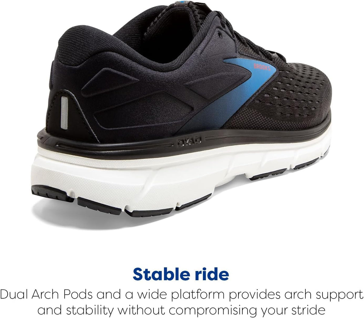 Brooks men's Dyad 11 running shoe sole traction