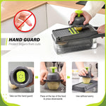 Fanxing Neon Lamp compact stacked vegetable cutter in drawer