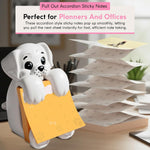 Resin Made 3" x 3" Cute Sticky Note Holder for Desk | Doodle Compatible Accordion Style Dog Pop Up Post it Note Dispenser, Pop Up Sticky Notes Dispenser for Office Holds, School & Office Desk Supplies - Image 9