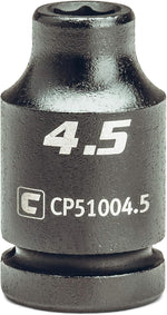 Capri Tools shallow impact socket front view professional grade