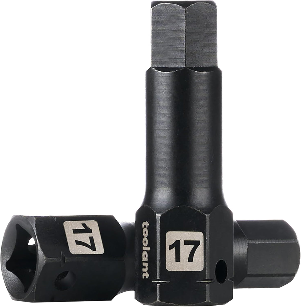 Toolant 17mm impact hex bit socket set front view