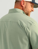 HUK fishing shirt dual chest pocket detail