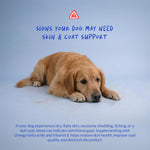 Bacon and liver flavor omega 3 6 9 dog chewables product label view