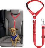 BWOGUE Pet Dog Cat Seat Belts, Car Headrest Restraint Adjustable Safety Leads Vehicle Seatbelt Harness (1 Pack) - Image 14