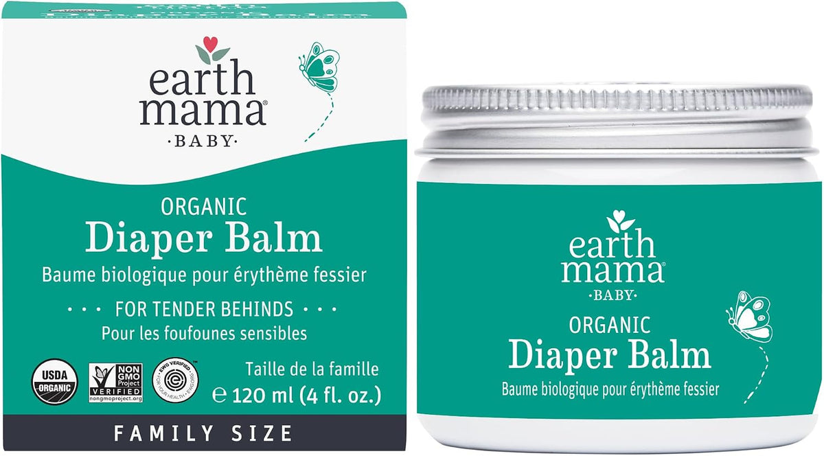 Earth Mama Organic Diaper Balm 2-Ounce | Diaper Cream for Baby | EWG Verified, Petroleum & Artificial Fragrance-Free with Calendula for Sensitive Skin - Image 13