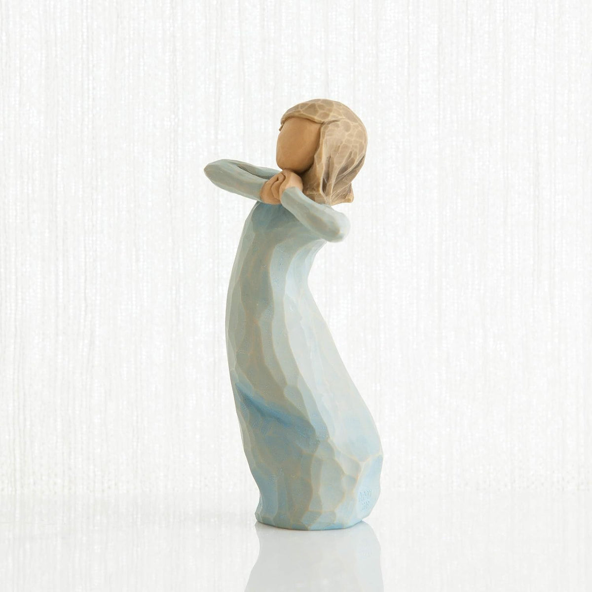 Willow Tree Journey figure close up of hands