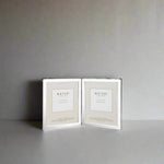 Maturi silver photo frame velvet backing detail