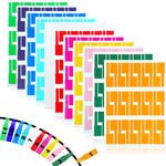 11 Colors Waterproof Wire Labels, 11 Sheet 330Pcs Writable Cord Labels, Self Adhesive Cable Tags for Wire Management, Cable Name Tags for Electronics Laser Printer Computer Cord - Image 1