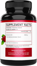 Dorado Nutrition Berberine HCL supplement third-party tested certification