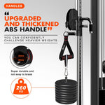 HPYGN gym cable attachment showing stainless steel carabiner